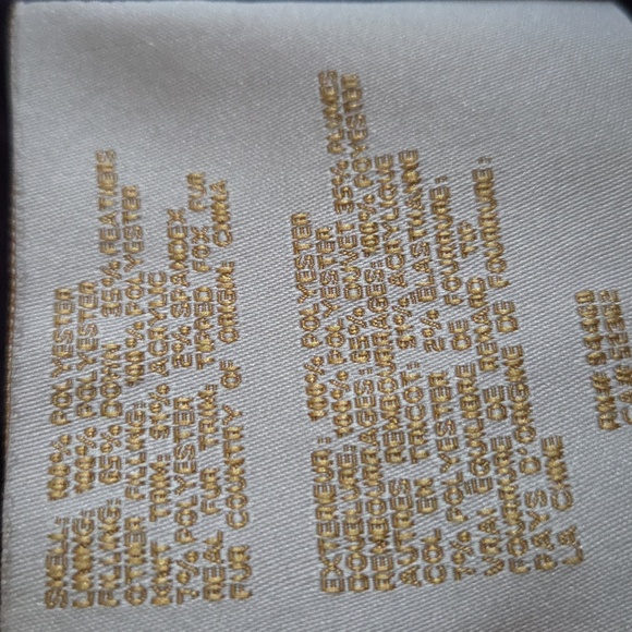 Laundry By Shelli Segal Dark Puffer Coat with Fur Trim - Picture 5 of 5